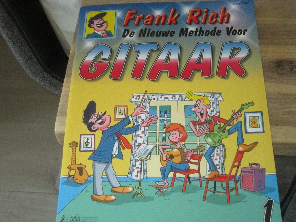 Frank Rich de nieuwe methode voor gitaar deel 1, Muziek en Instrumenten, Gitaar, Nieuw, Ophalen of Verzenden, Artiest of Componist