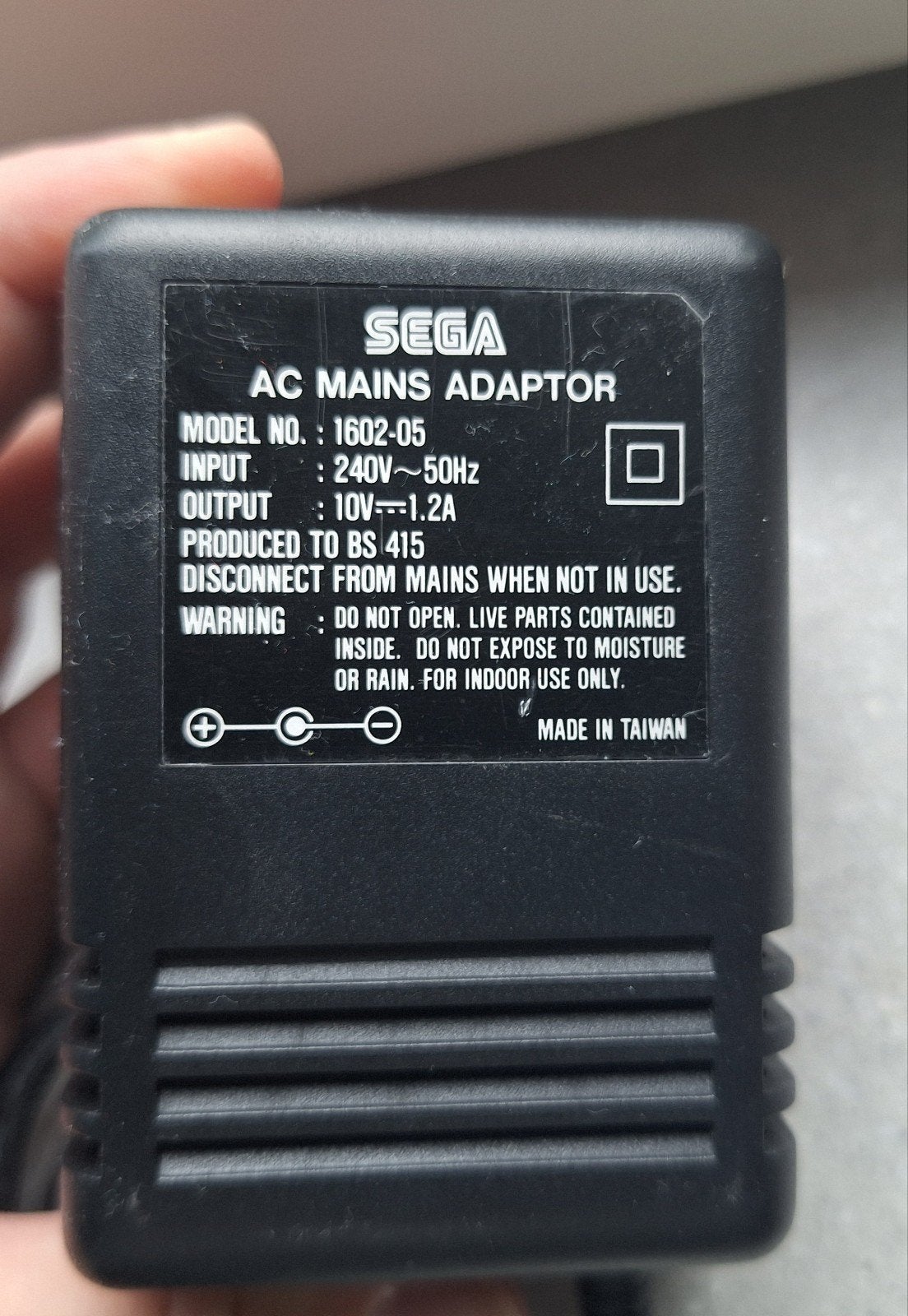 Sega AC Netadapter Model 1602-05 - Origineel, Spelcomputers en Games, Ophalen of Verzenden, Gebruikt, Zonder controller, Overige modellen