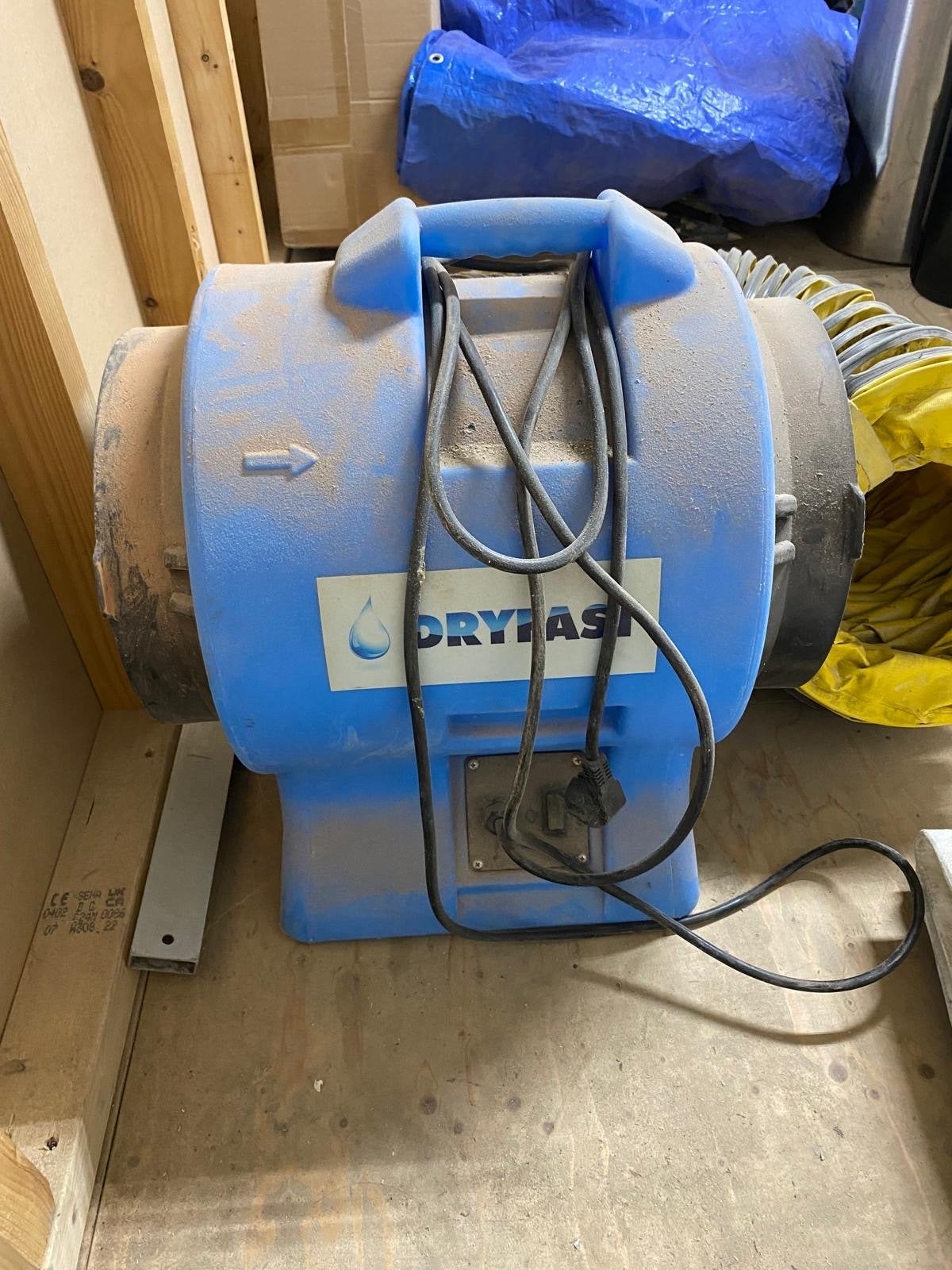Dryfast DF800 Bouwdroger / Ventilator, Ophalen of Verzenden, Gebruikt