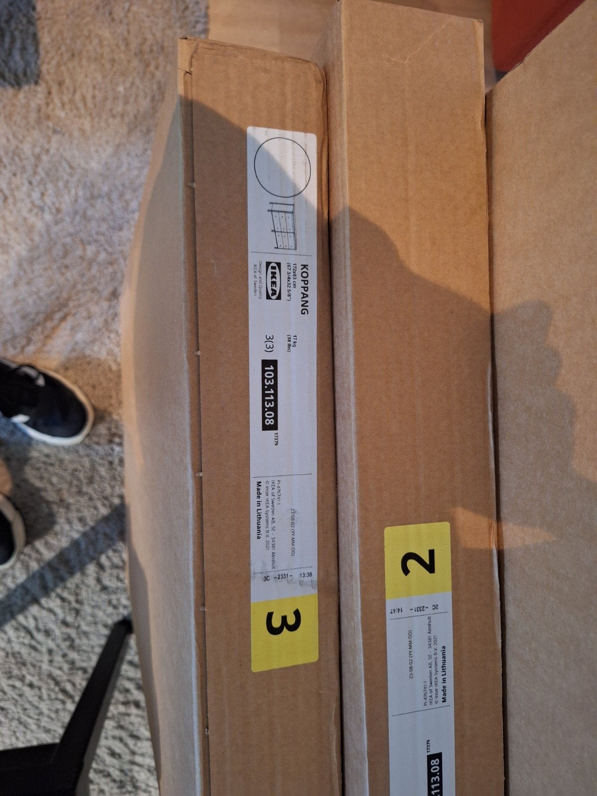 ongeopende ikea koppang ladekast, Ophalen, Overige materialen, 30 cm of meer, 50 tot 150 cm