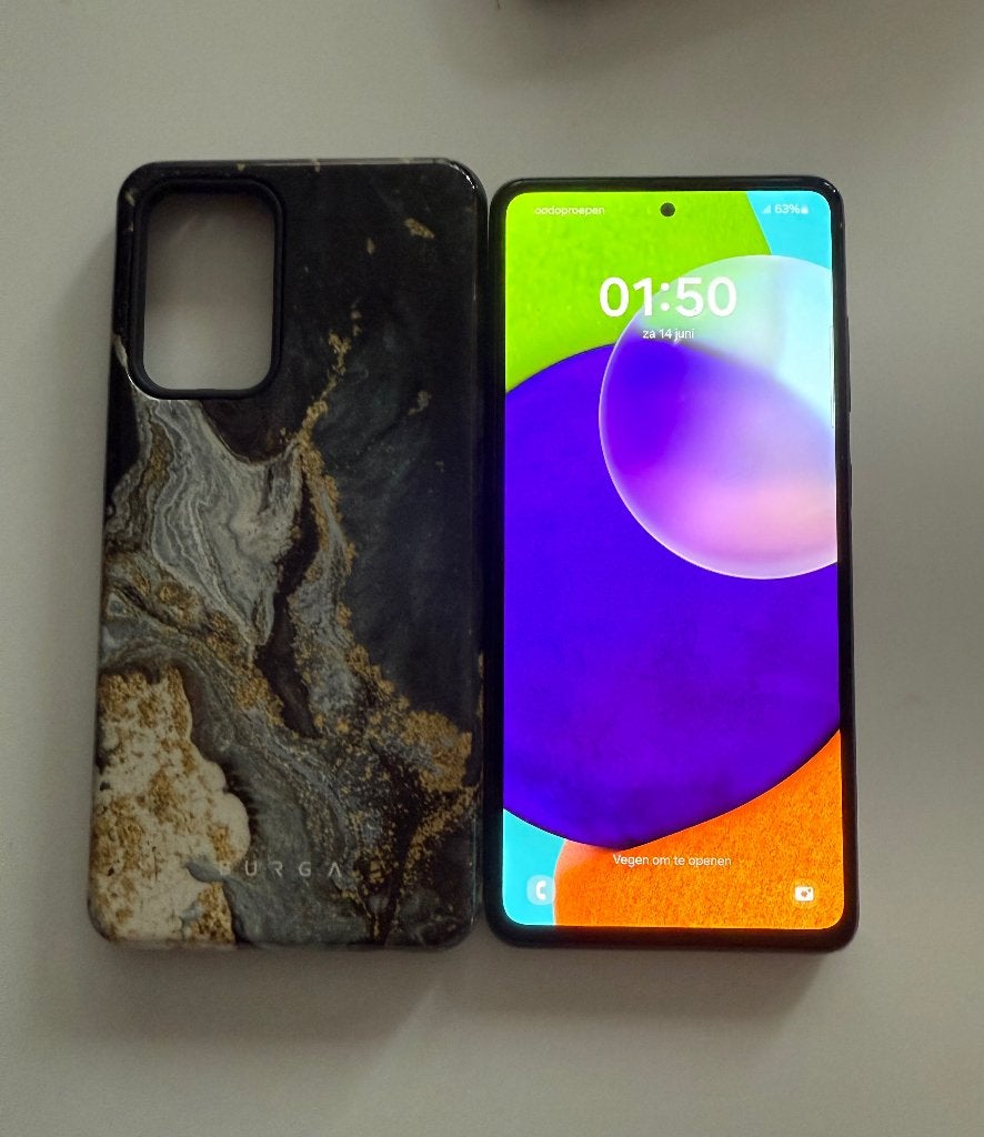 En ZGAN Samsung A52 met 128gb zwart Te koop te ruil, Zwart, Ophalen of Verzenden, Zo goed als nieuw, Zonder simlock