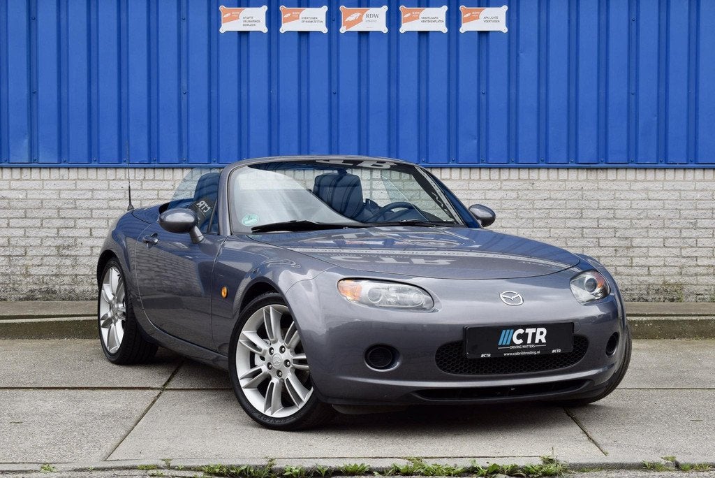Mazda MX-5 1.8 Exclusive, Auto's, Achterwielaandrijving, Gebruikt, Zwart, 4 cilinders
