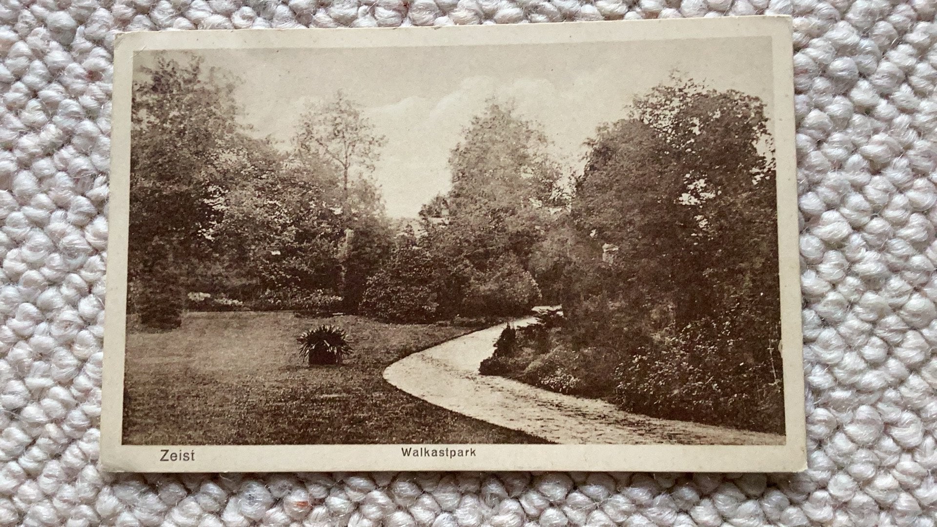 Ansichtkaart Zeist Walkastpark begin 1900. 991, Ophalen of Verzenden, Voor 1920, Gelopen, Utrecht