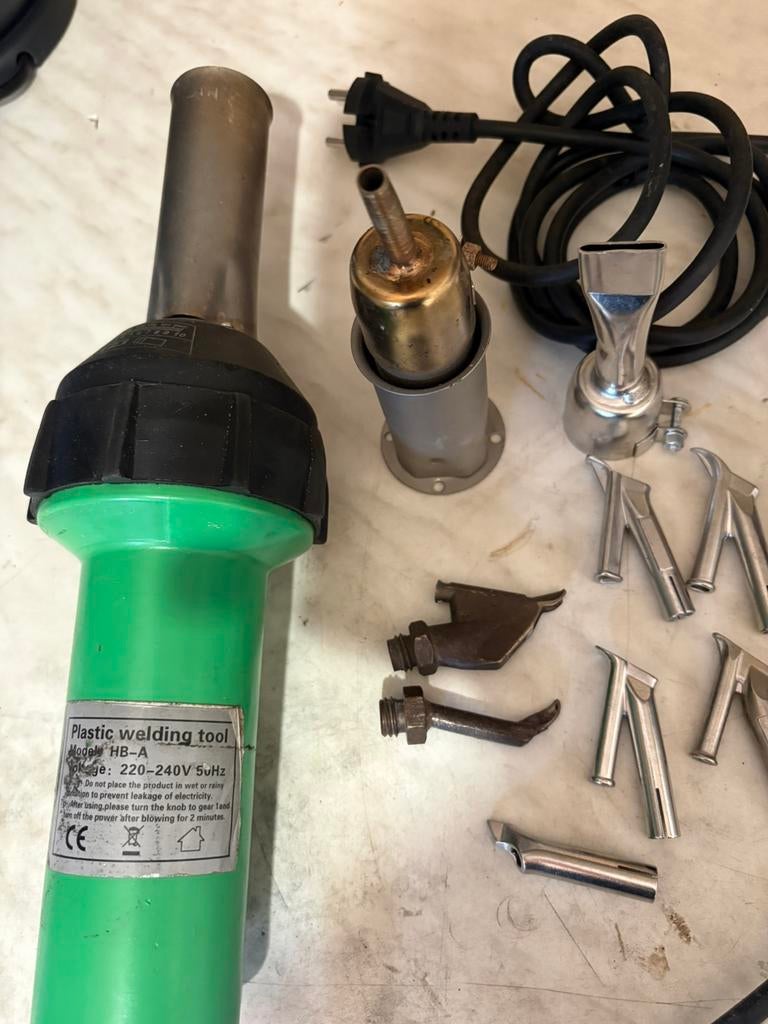 Plastic welding tool, Ophalen of Verzenden, Zo goed als nieuw, Minder dan 150 ampère, Overige typen