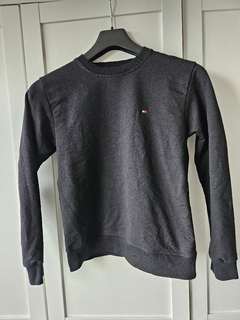 Tommy Hilfiger trui zwart Maat 164, Kinderen en Baby's, Kinderkleding | Maat 164, Ophalen of Verzenden, Zo goed als nieuw, Jongen