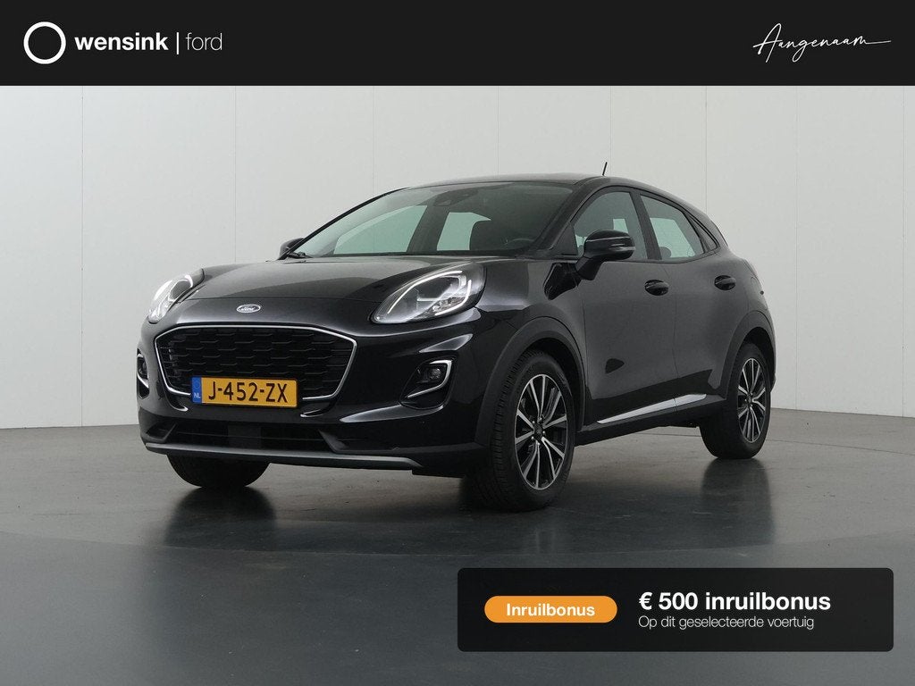 Ford Puma 1.0 EcoBoost Hybrid Titanium | Winterpakket | Navi, Voorwielaandrijving, Euro 6, Zwart, Origineel Nederlands