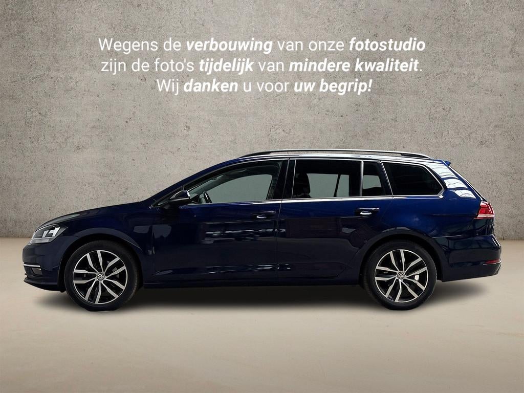 Volkswagen Golf Variant 1.0 TSI Sportline 116Pk Automaat (GR, Auto's, 12 maanden, Stof, Gebruikt, Blauw