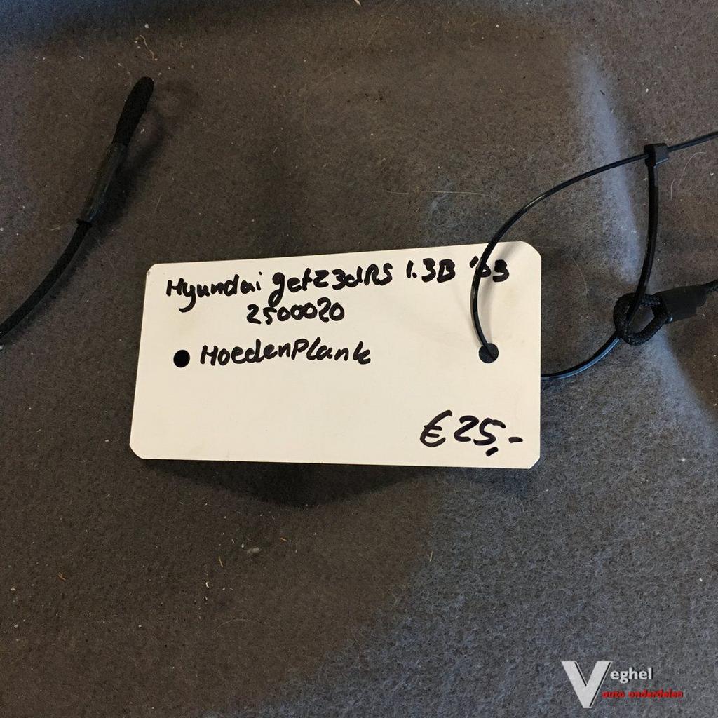 Hyundai Getz 1.3 B 3 drs 2003 Wagennr 2500020 Hoedenplank