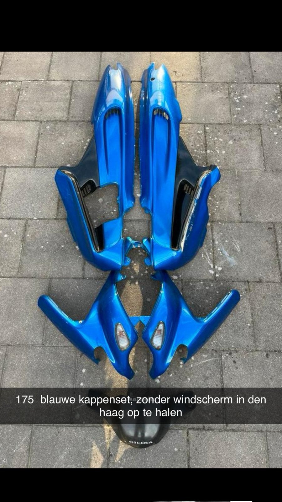 Gilera runner blauwe kappenset €150 vast, Ophalen of Verzenden