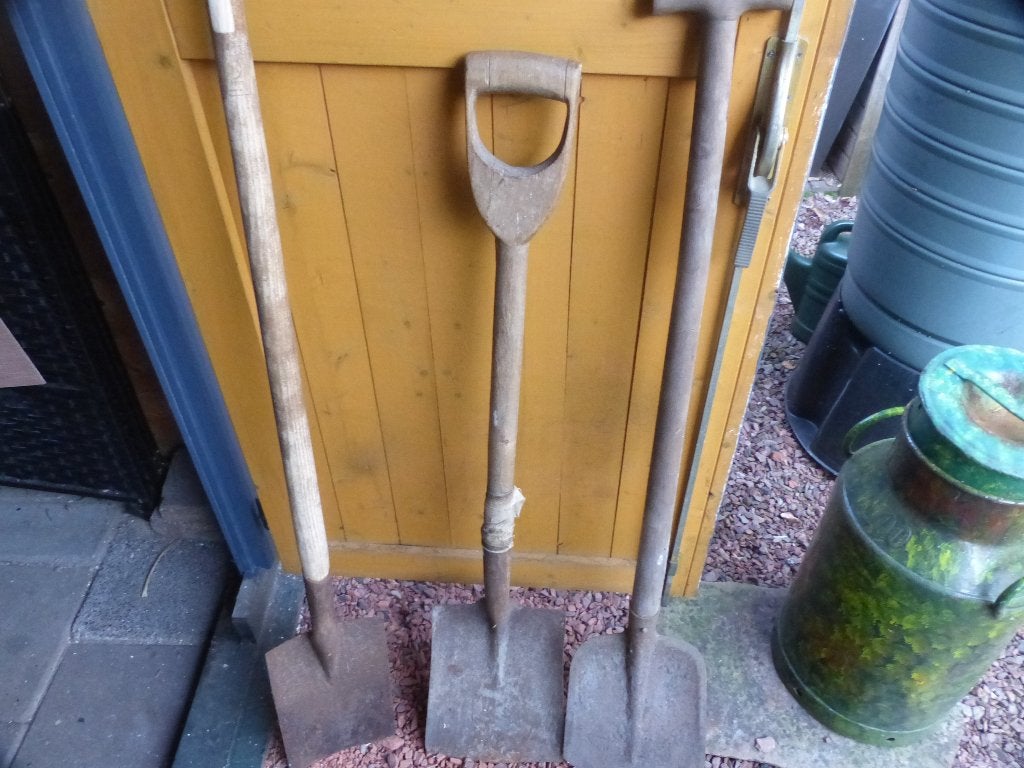 drie schoppen, Ophalen, Gebruikt, Spade, Onbekend