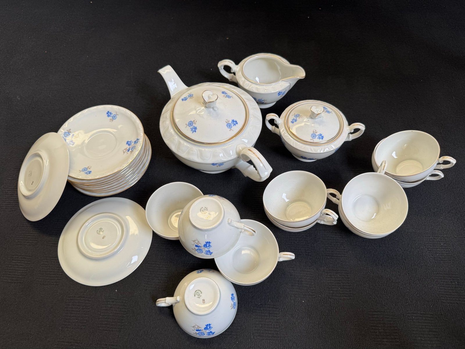 Antiek Gebrüder Benedikt Theeservies - Art Deco (1925-1939), Antiek en Kunst, Ophalen