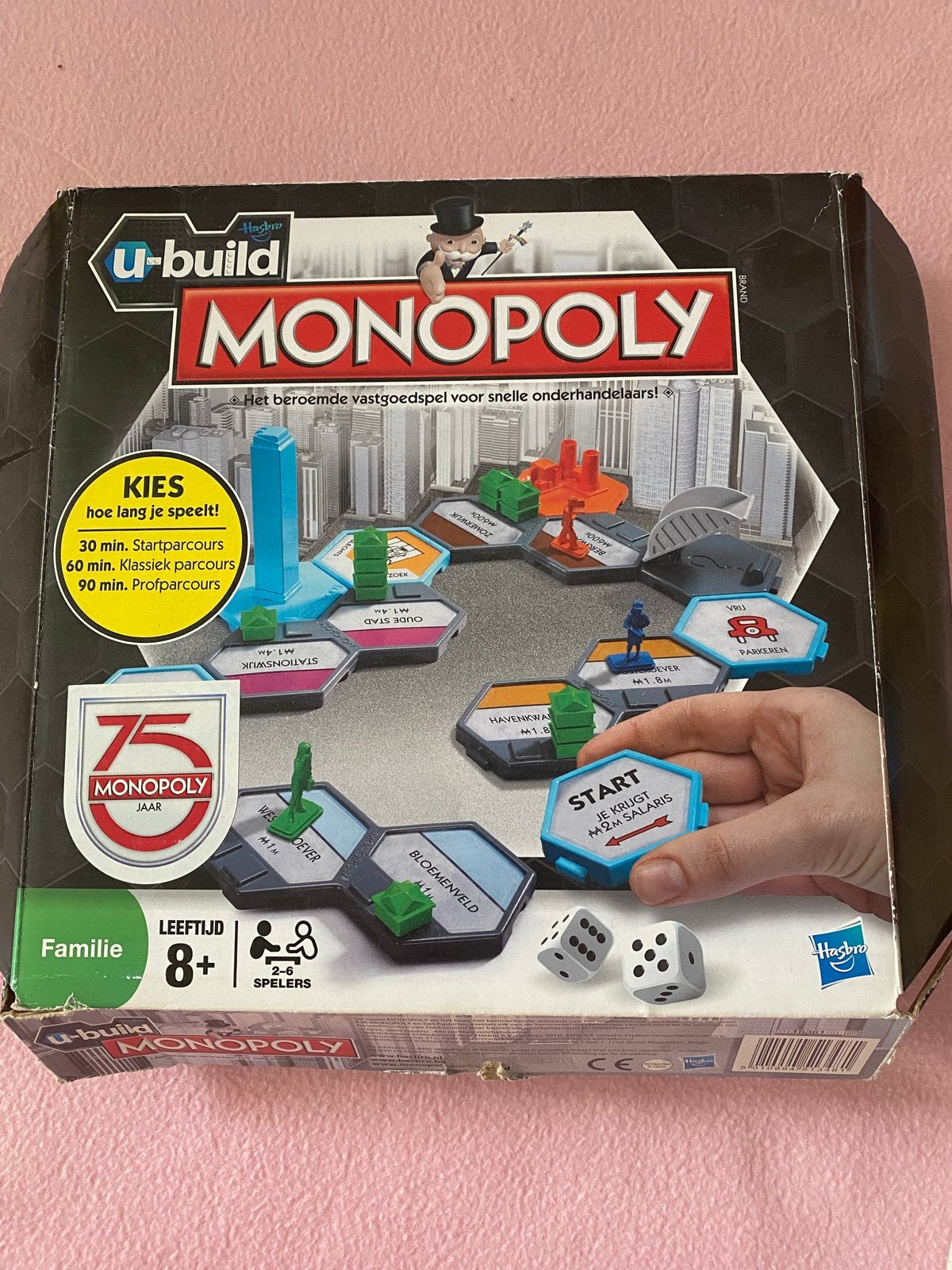 Monopoly U-Build - zonder dubbelstenen, Drie of vier spelers, Ophalen of Verzenden, Gebruikt
