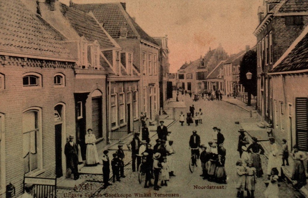 Ansichtkaart Axel, Ophalen of Verzenden, Zeeland
