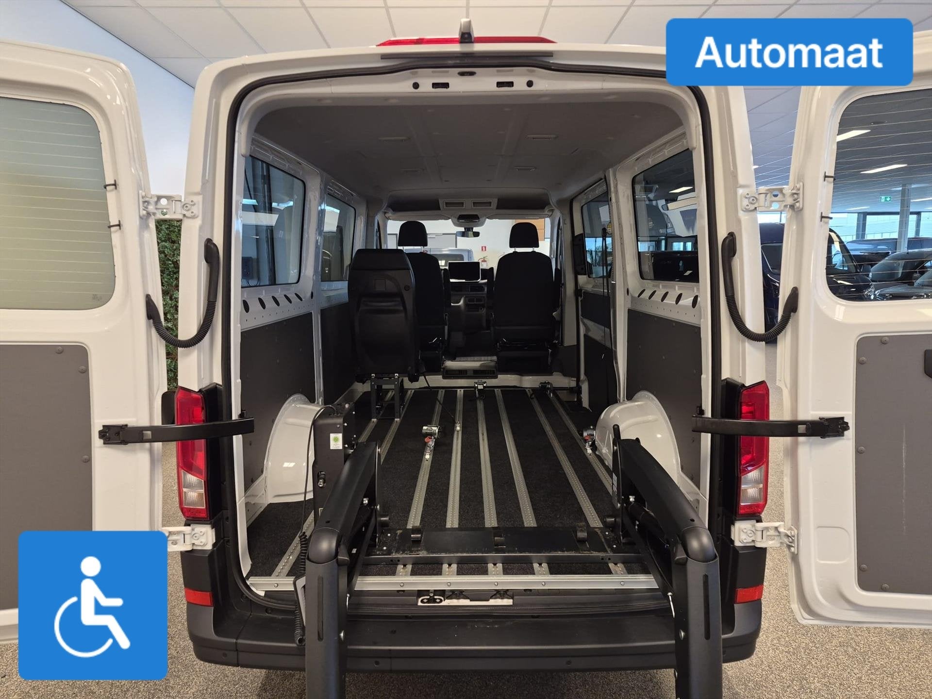Man Tge L3H2 Rolstoelbus Automaat Rolstoel geschikt, Auto's, Automaat, 12 maanden, Stof, Gebruikt