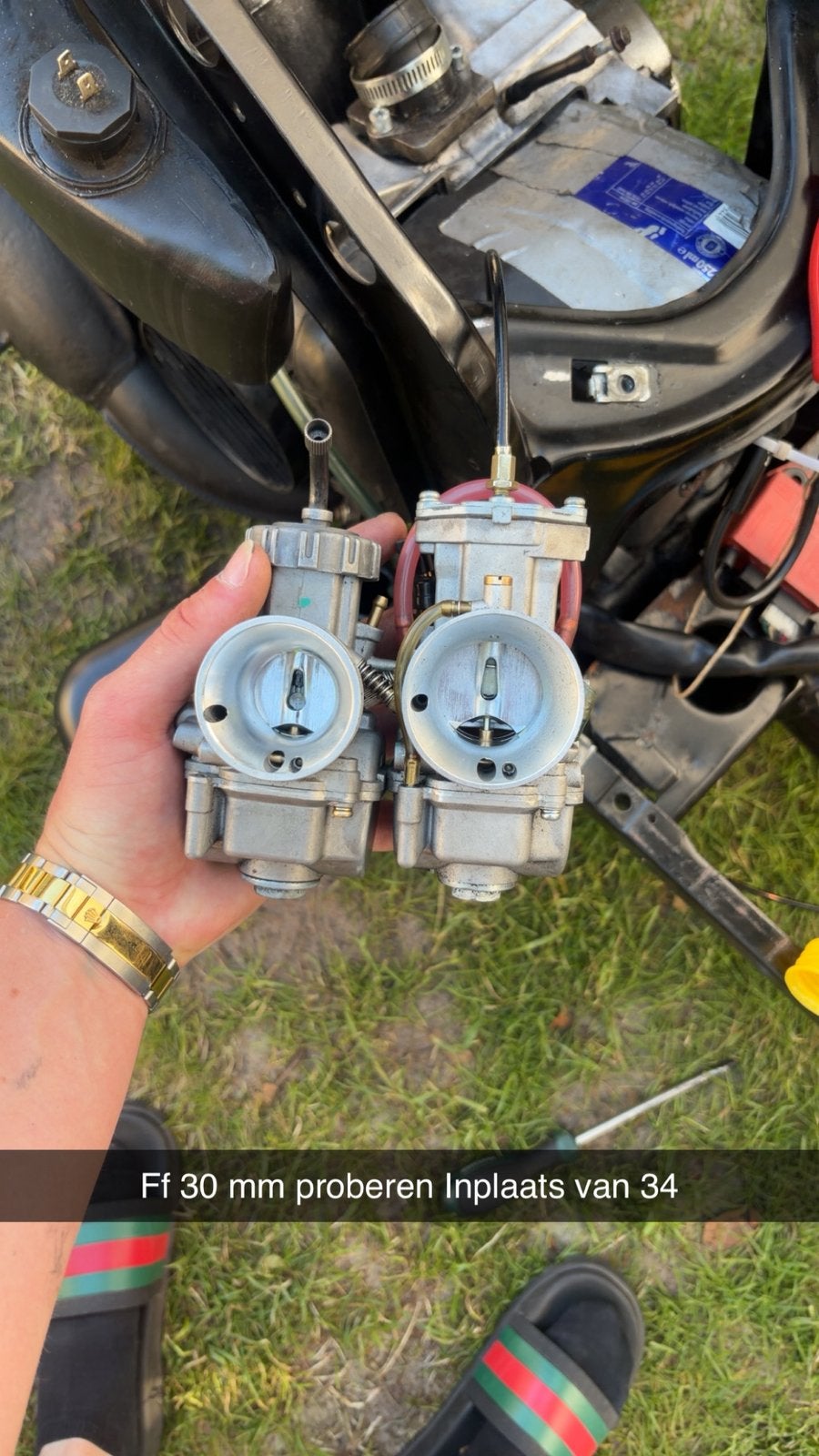34 mm subworld, Motoren, Ophalen