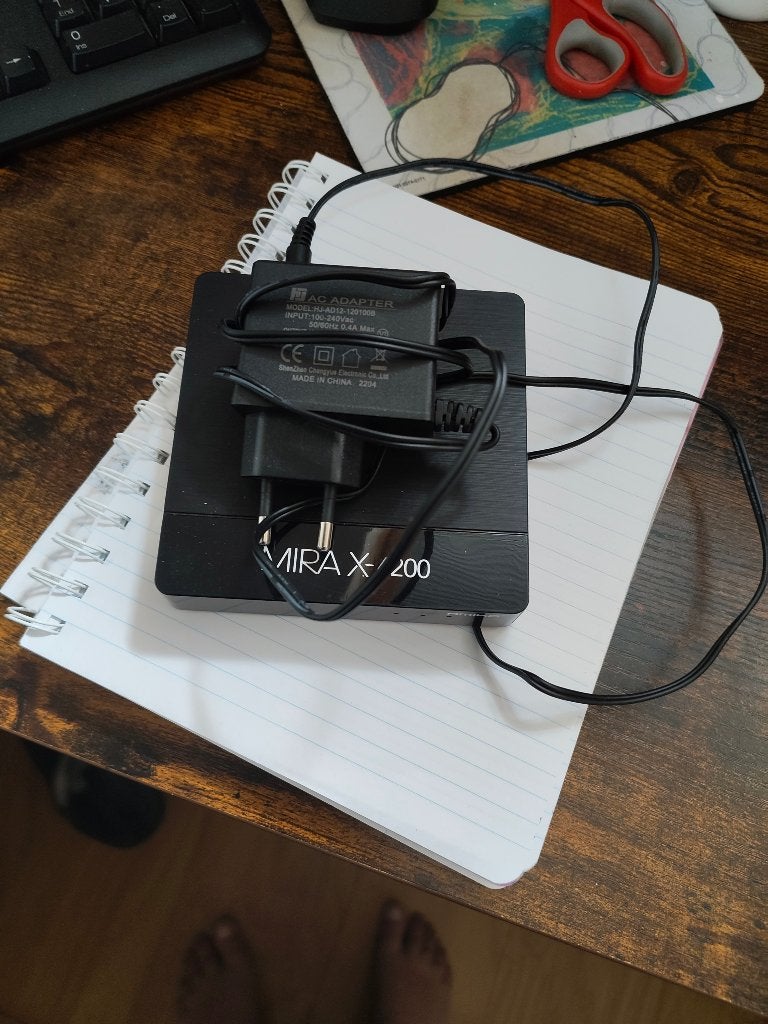 Amiko Mira-X 4200 Linux IPTV Box, Ophalen of Verzenden, Zo goed als nieuw, HDMI, 500 tot 1500 GB
