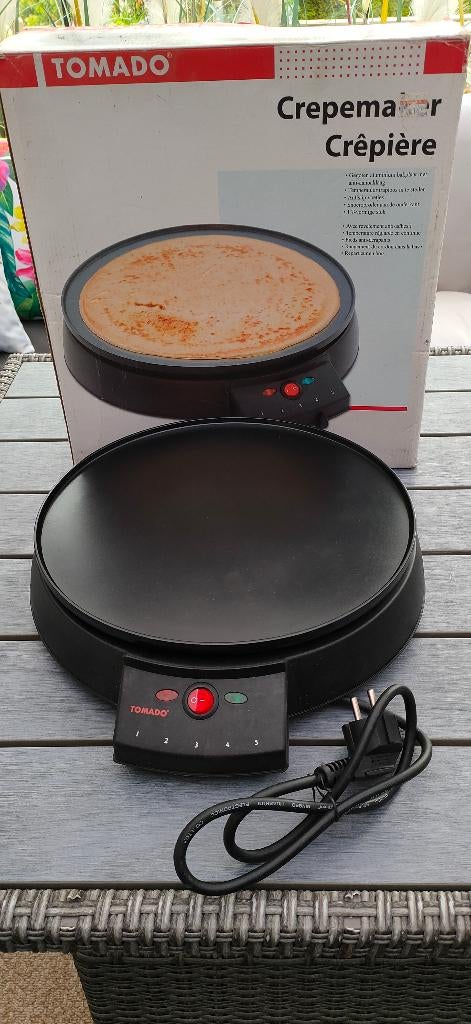Tomado Crepemaker Nieuw!, Overige typen, Nieuw, Ophalen of Verzenden, Zwart