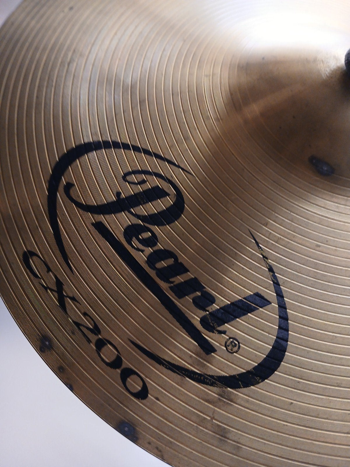 pearl cx-200 18inch bekken met statief van pearl, Ophalen of Verzenden, Gebruikt, Trommel