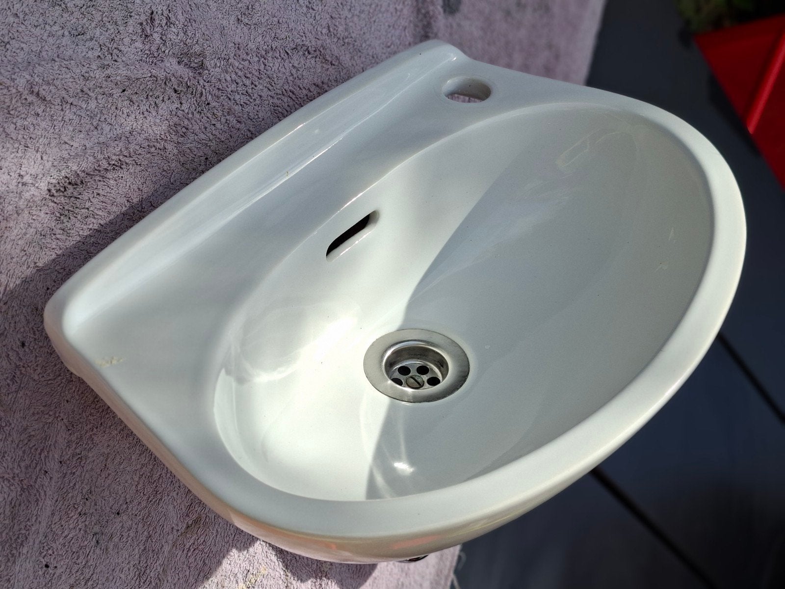 Compact  toilet fonteintje/wastafeltje, Ophalen, Gebruikt, Toilet