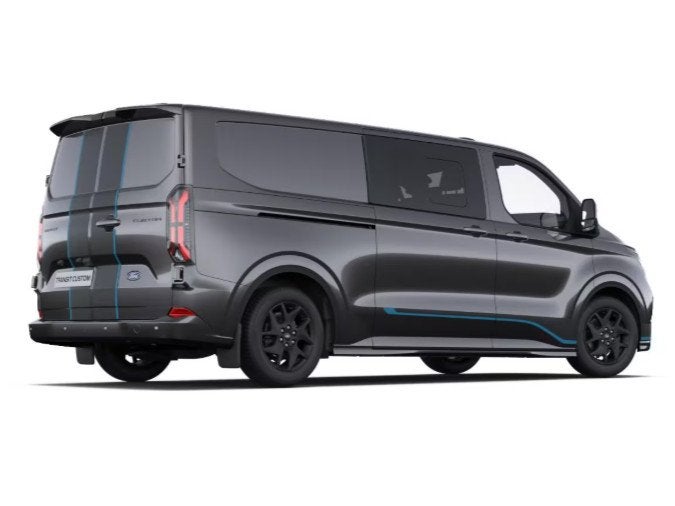 Ford Transit Custom 320 2.0 TDCI L2H1 Sport DC, Auto's, 12 maanden, Stof, Euro 6, 4 cilinders