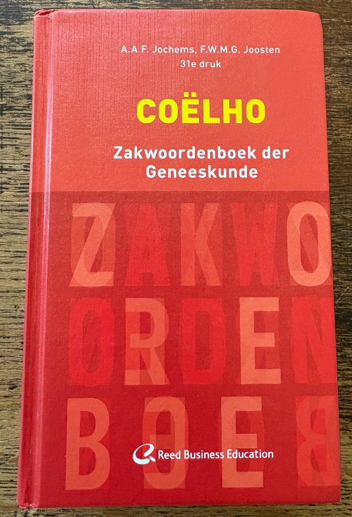 Zakwoordenboek der Geneeskunde, Coëlho, Boeken, Studieboeken en Cursussen, Ophalen of Verzenden, Beta, Zo goed als nieuw, WO