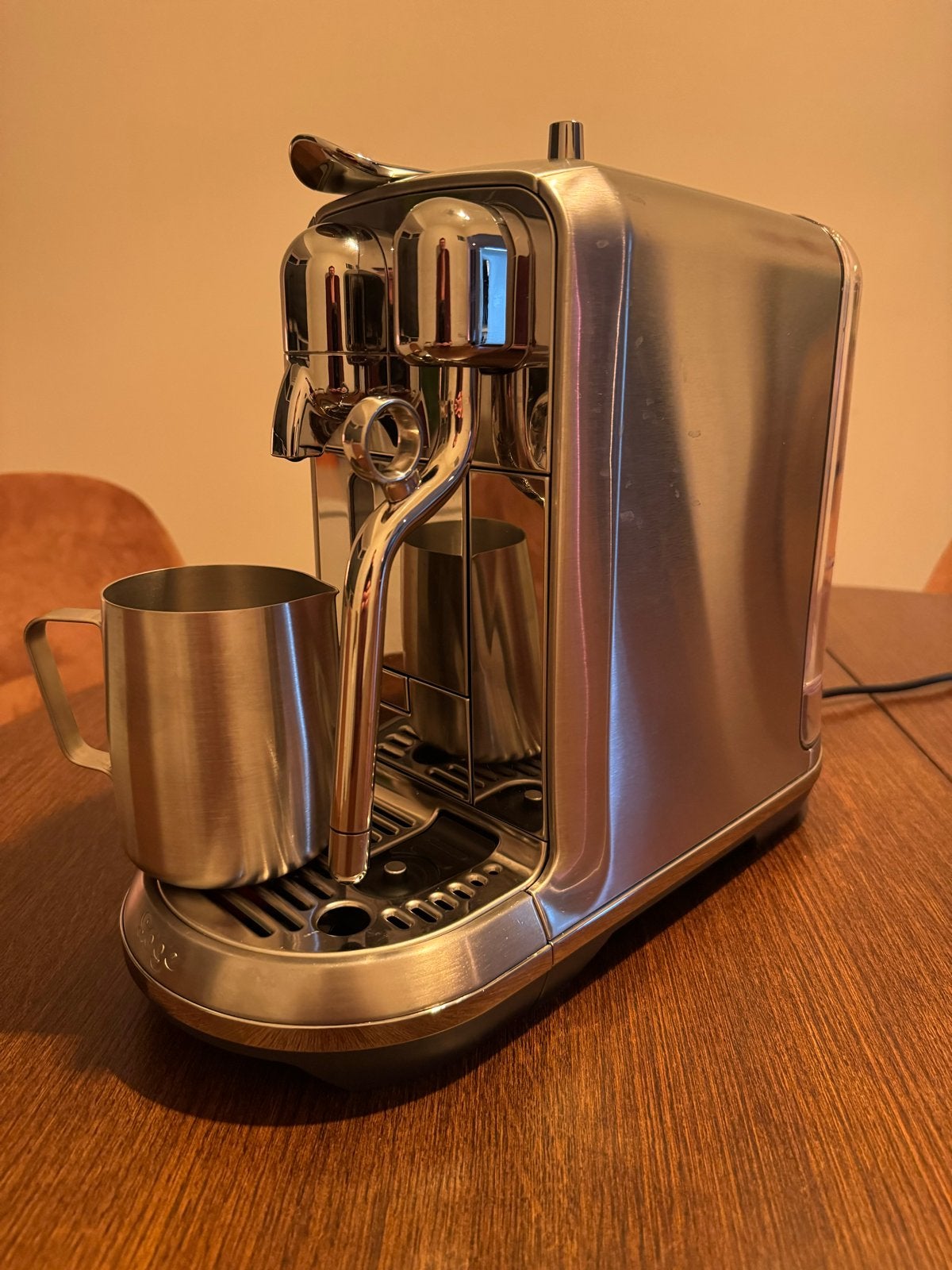 Sage Creatista Plus - SNE800 BSS Nespresso machine, Ophalen, Koffiepads en cups, Koffiemachine, Zo goed als nieuw
