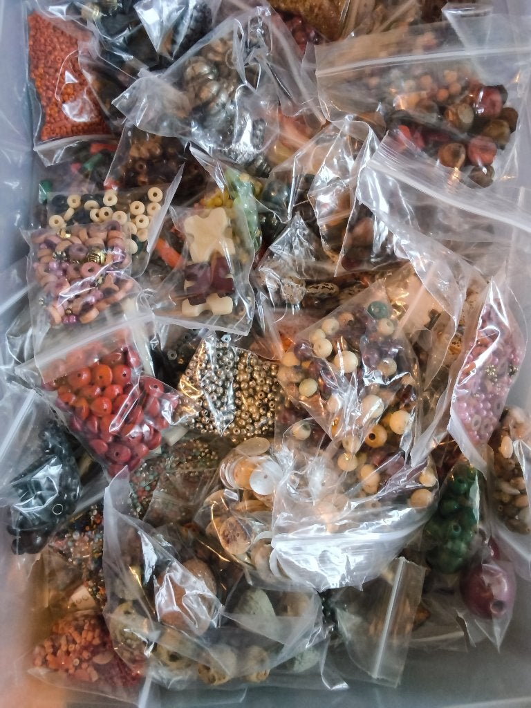 Zakjes met kralen 0,50 cent, Ophalen of Verzenden, Nieuw, Kraal