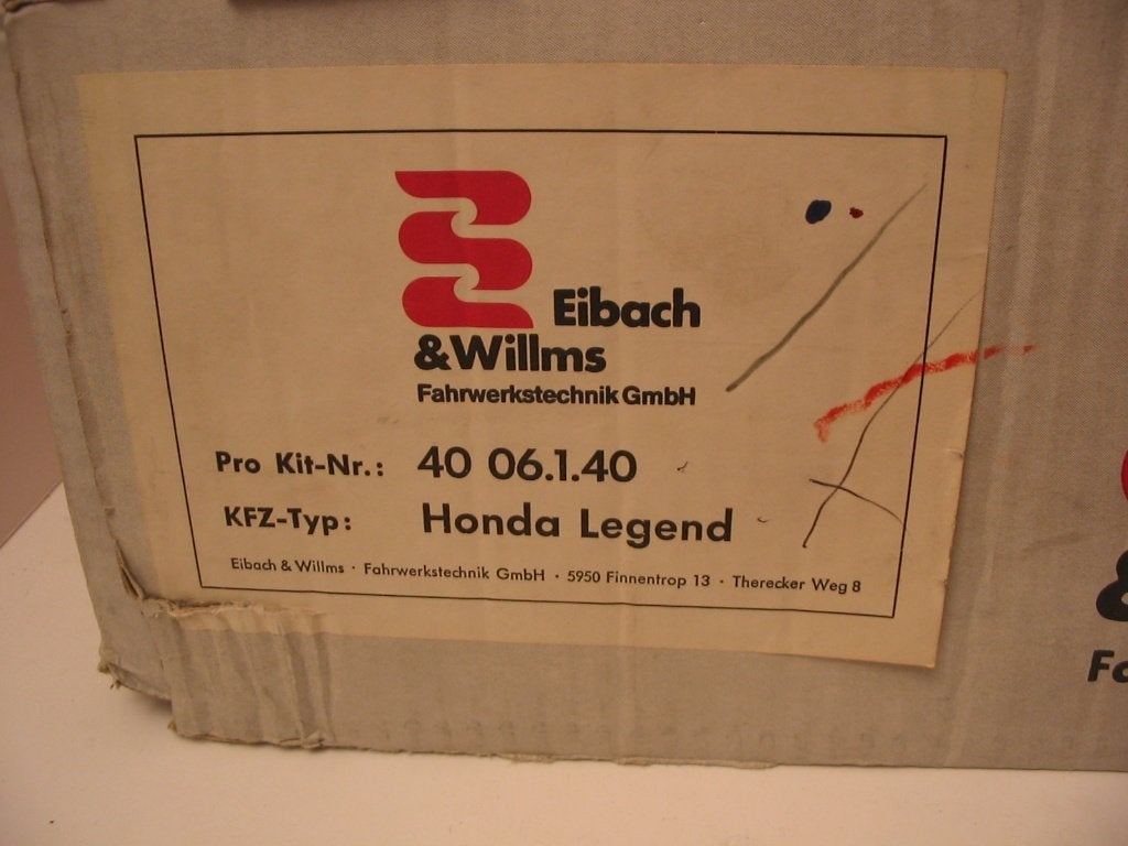 Eibach verlagingsveren Honda Legend Coupe Sedan KA1 KA2, Ophalen of Verzenden