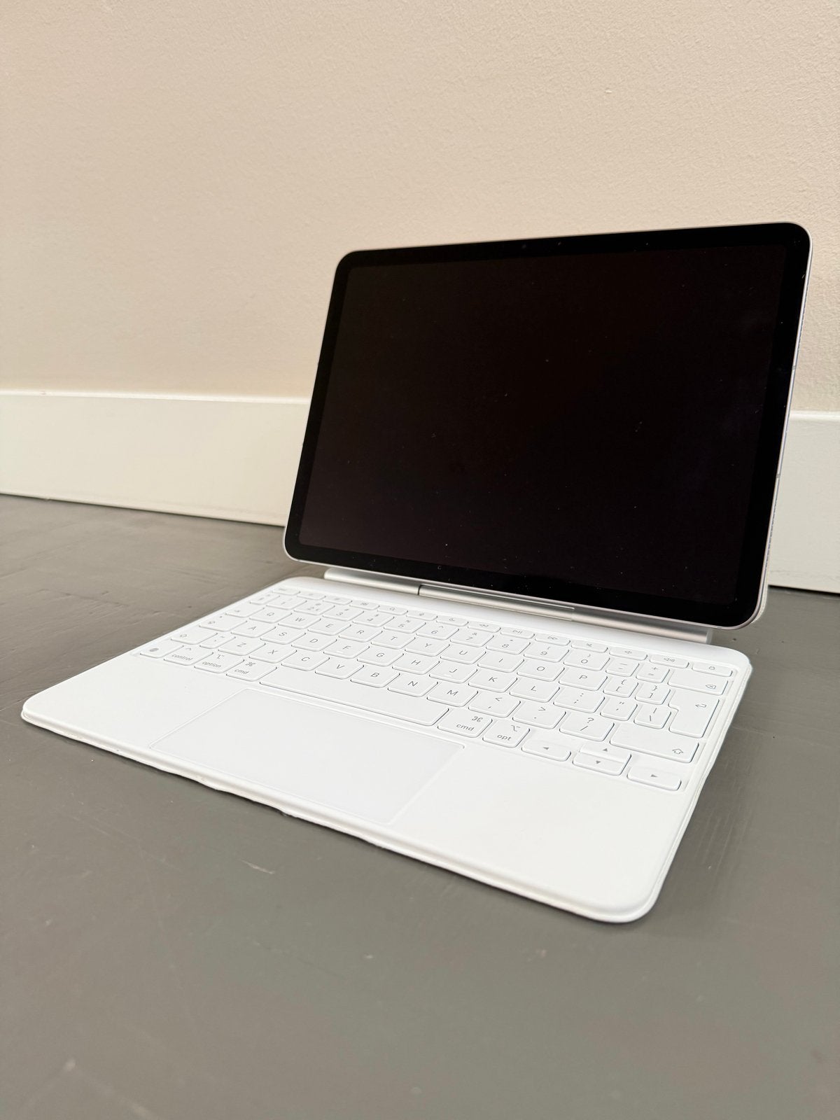 iPad Air 11-inch M3 - 128GB met Magic Keyboard, Computers en Software, Apple iPads, Ophalen, Apple iPad Air, 11 inch, Zo goed als nieuw