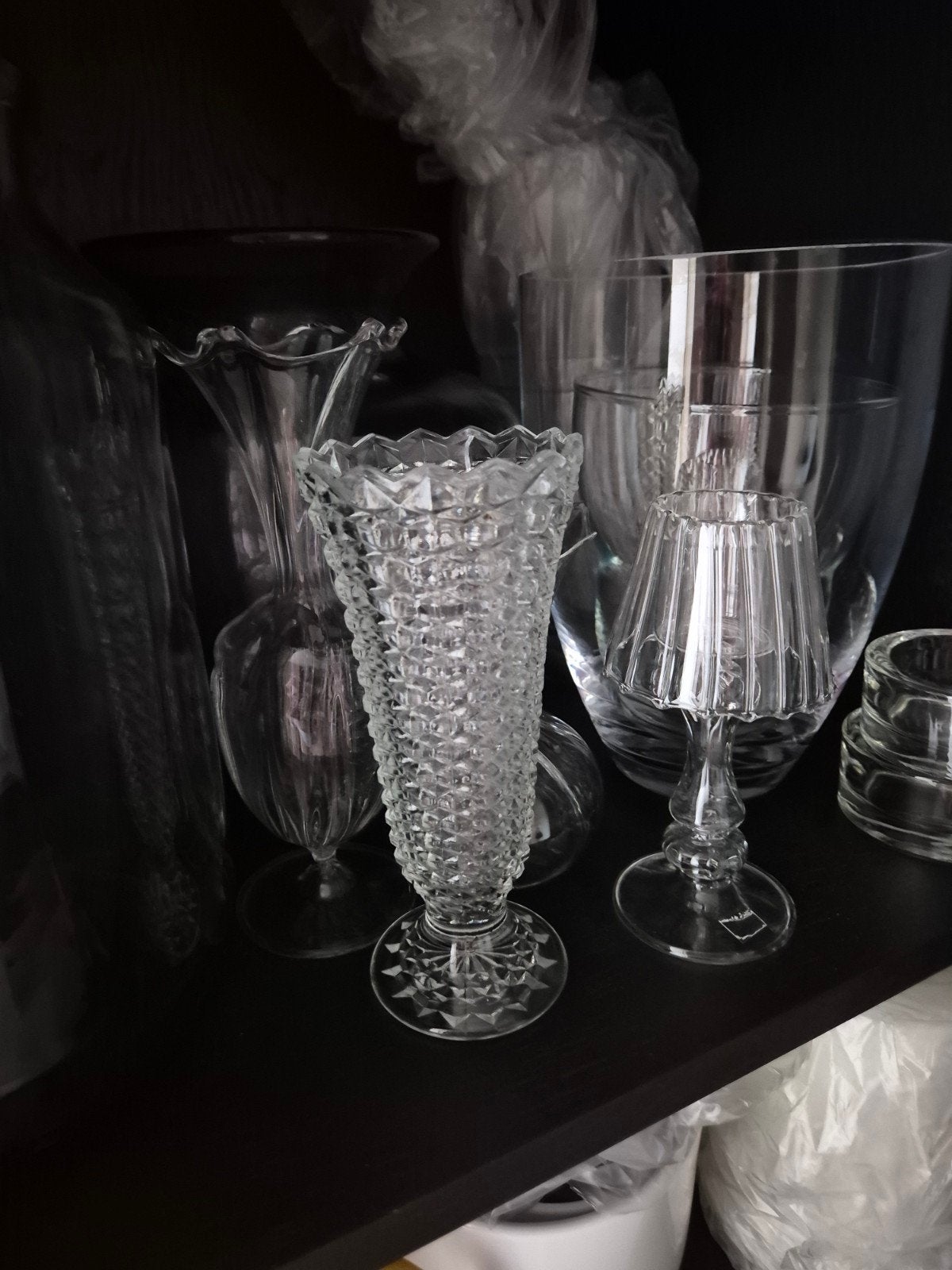 Vintage Kristallen Vaasje, Ophalen of Verzenden