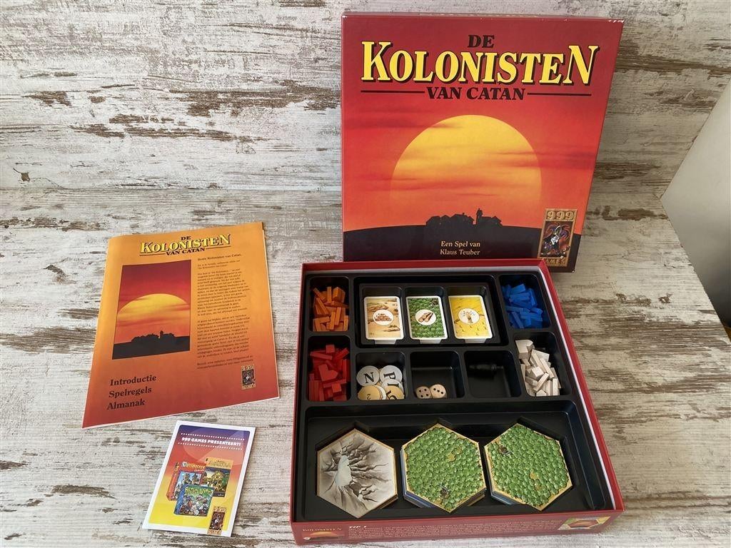 Kolonisten van Catan bassispel houten versie [s481], Verzenden, Zo goed als nieuw