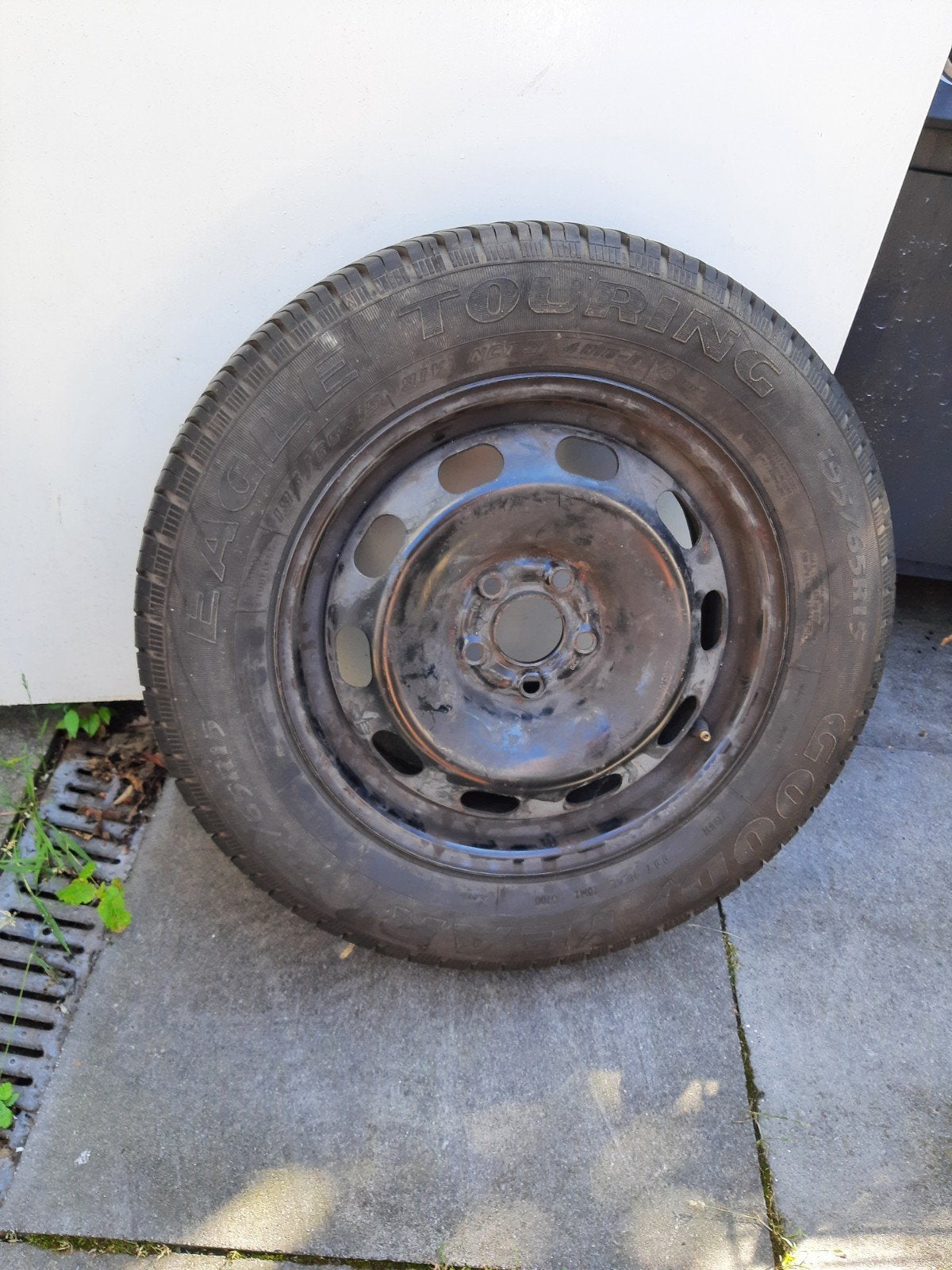 Goodyear Eagle Touring band met velg 195/65R15 (2 stuks), Ophalen of Verzenden, Gebruikt