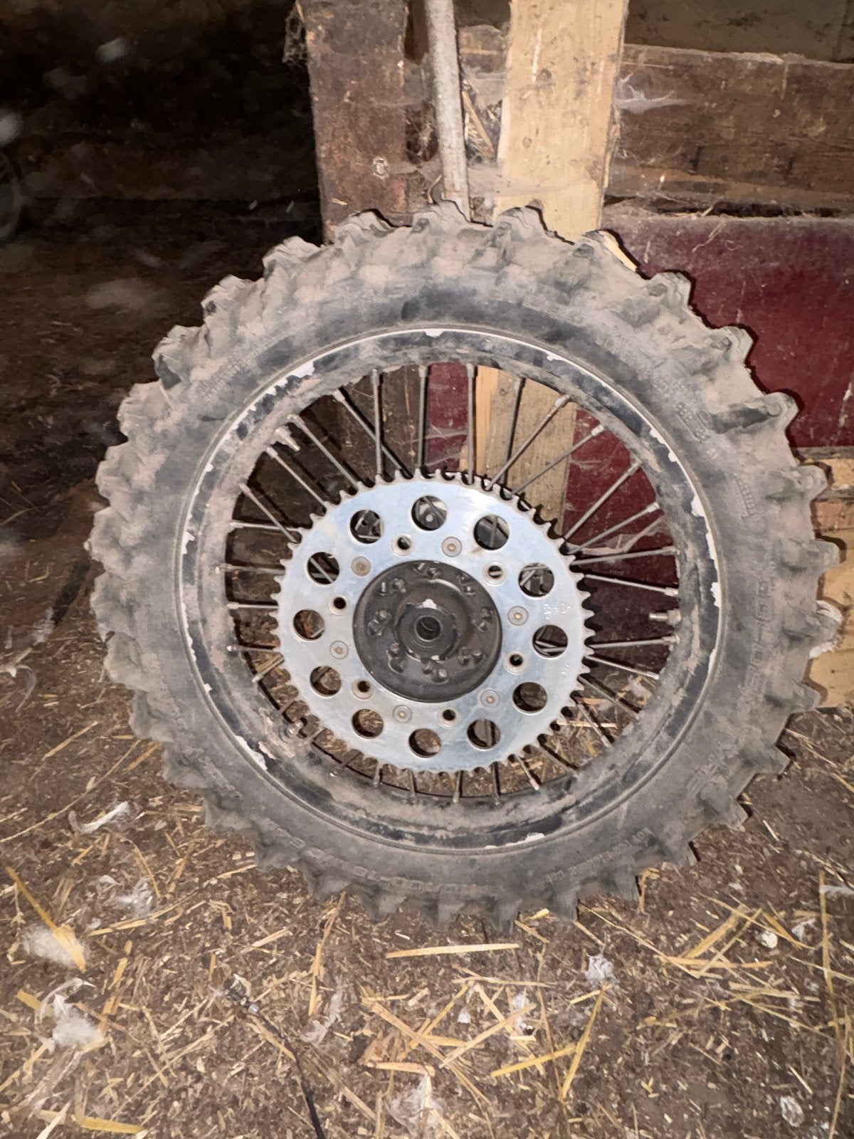 Achterwiel cr125/250, Ophalen, Gebruikt