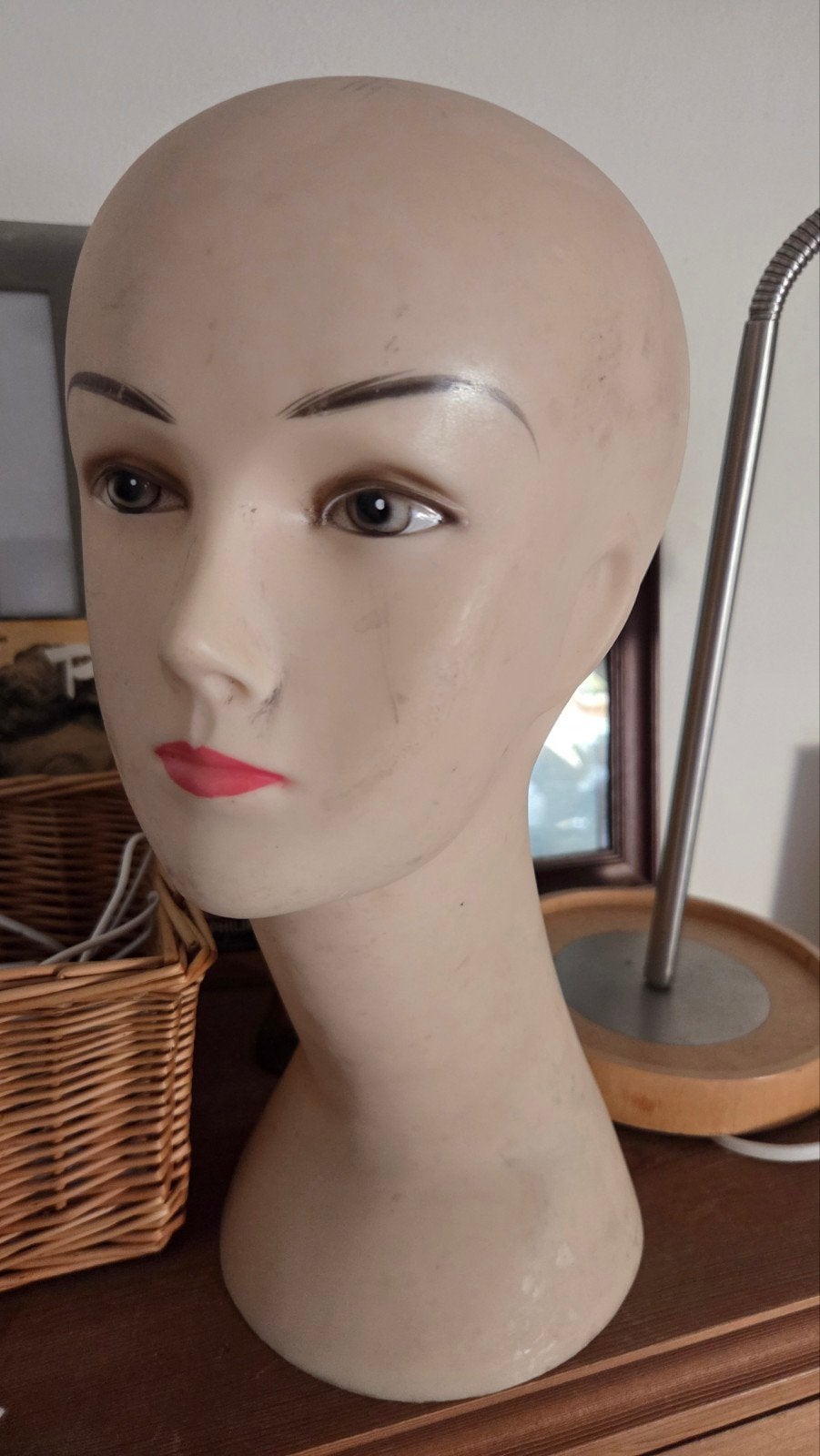 Vintage hoofd voor pruiken en hoeden, Ophalen of Verzenden