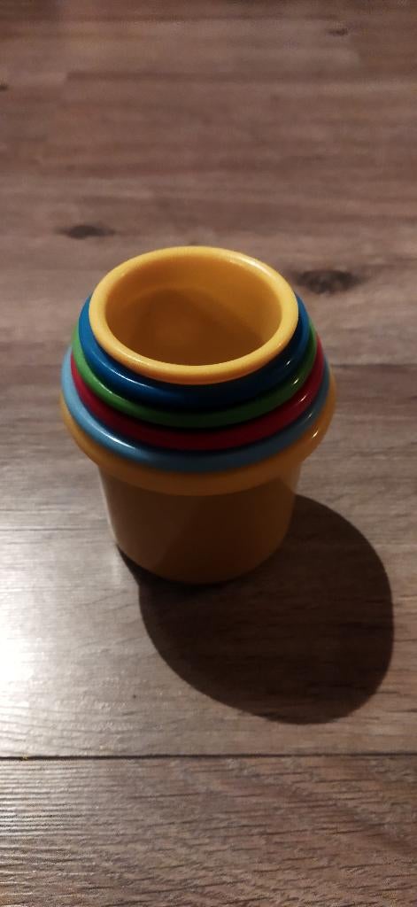 stapeltoren met 6bekers, Kinderen en Baby's, Speelgoed | Babyspeelgoed, Ophalen of Verzenden, Gebruikt, Overige typen