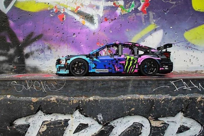 Subaru WRX STI Lego - Hoonigan, Ophalen, Zo goed als nieuw, Groter dan 1:35, Figuur of Figuren