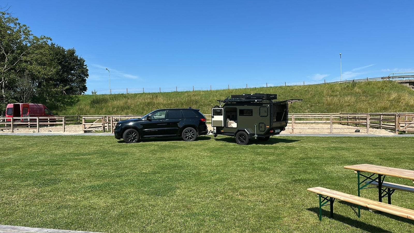 Outback TRAVLR 2026 offroad trailer, Caravans en Kamperen, Tot en met 2, Groen, Ophalen, Overige merken