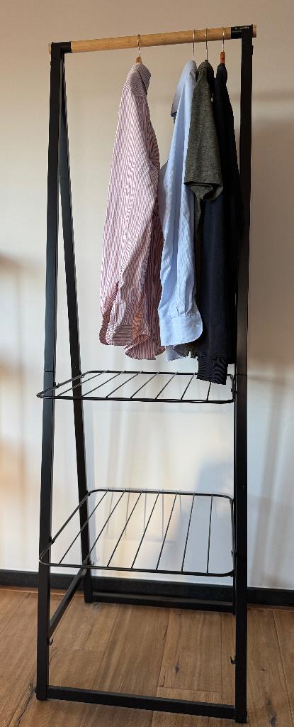 Brabantia Linn kledingrek (compact, 61 cm) – zwart, Kleding | Dames, Kledingrekken, Zo goed als nieuw, Ophalen