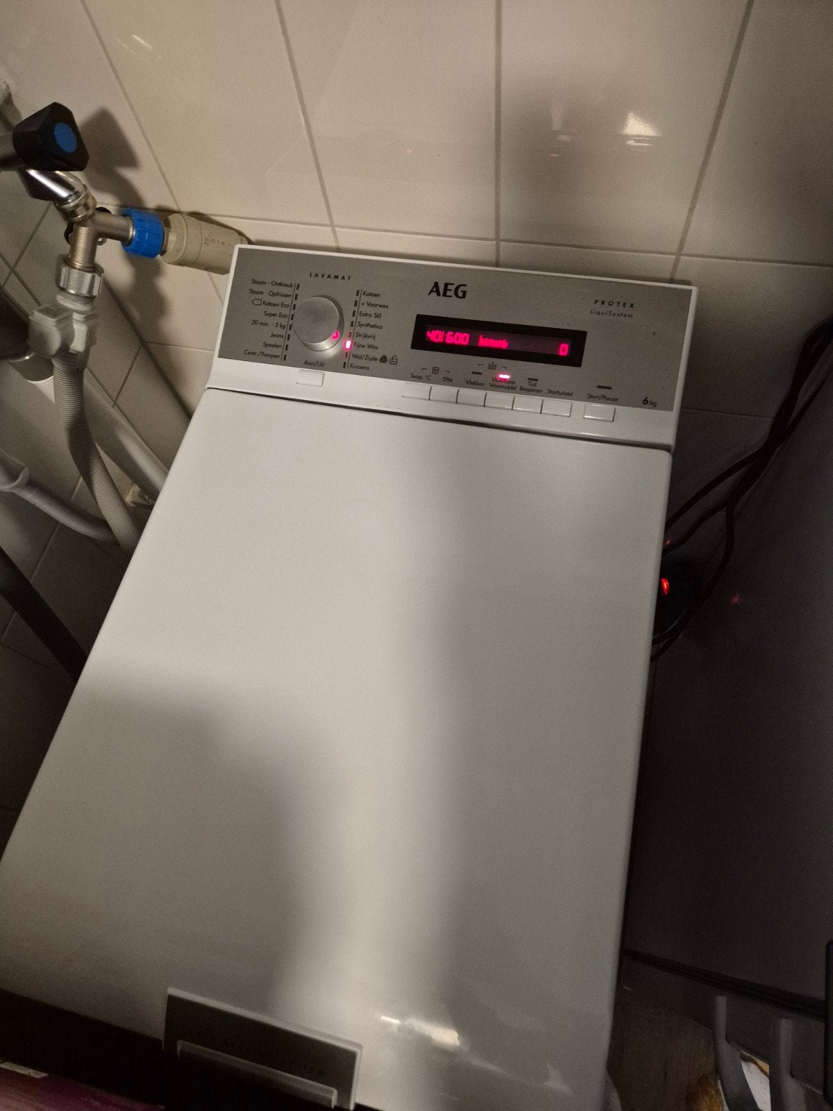 AEG Lavamat Bovenlader Wasmachine - Zo goed als nieuw, Bovenlader, Ophalen of Verzenden, Zo goed als nieuw, 85 tot 90 cm