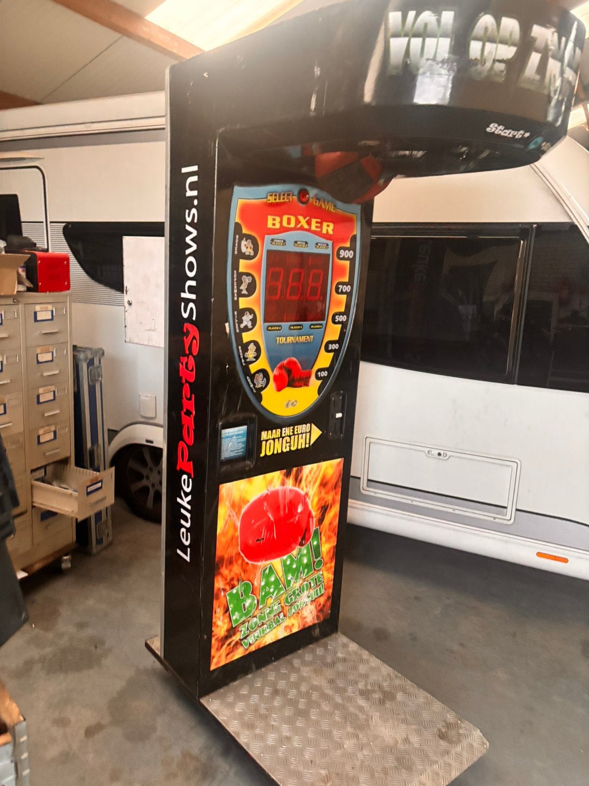 Kermis boxbal voor onderdelen, Ophalen, Gebruikt