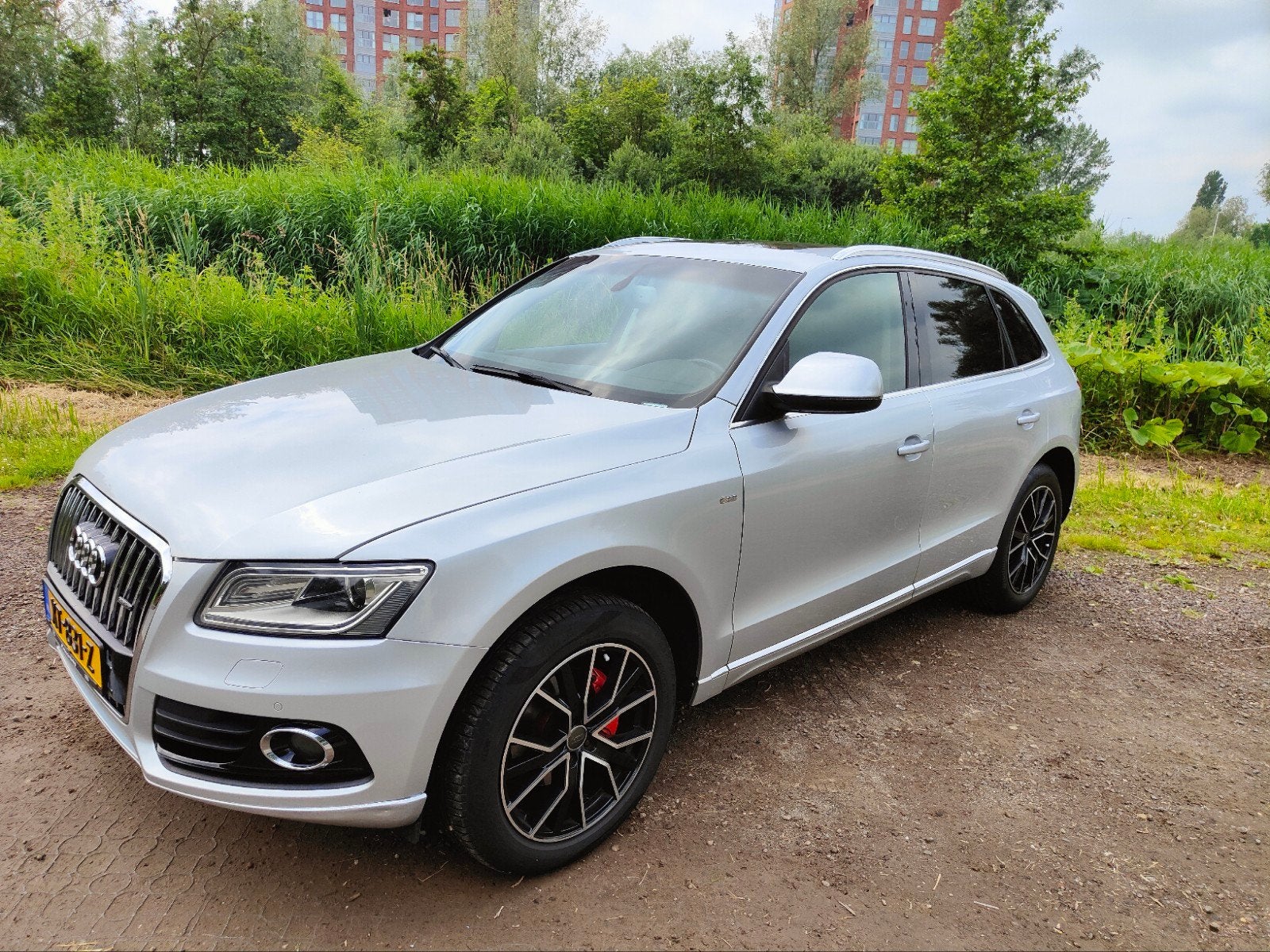 Audi Q5 2.0 TFSI 225PK Quattro Facelift Panorama aut 8 vers, Auto's, Audi, Automaat, 4 cilinders, 1655 kg, Stationwagon