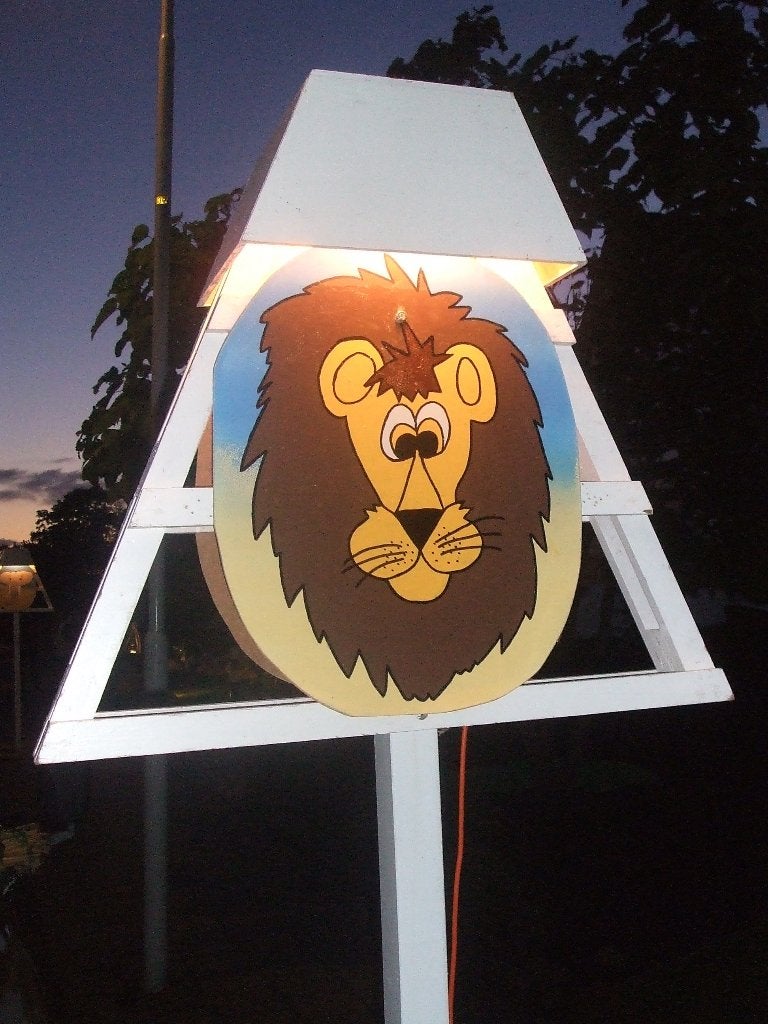 te huur feestpalen jungledieren olifant, giraf, leeuw, zebra, Ophalen, Gebruikt, Overige