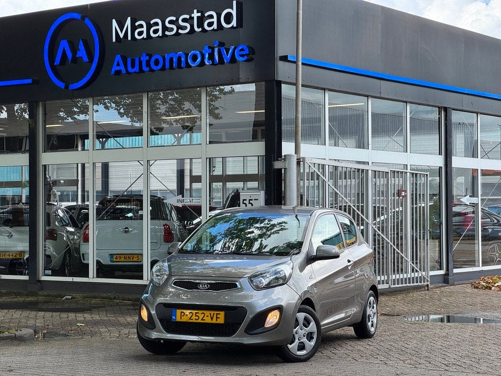 Kia Picanto 1.0 CVVT Airco Carplay Zuinige stadsauto NWE APK, Voorwielaandrijving, Euro 5, Gebruikt, 400 kg