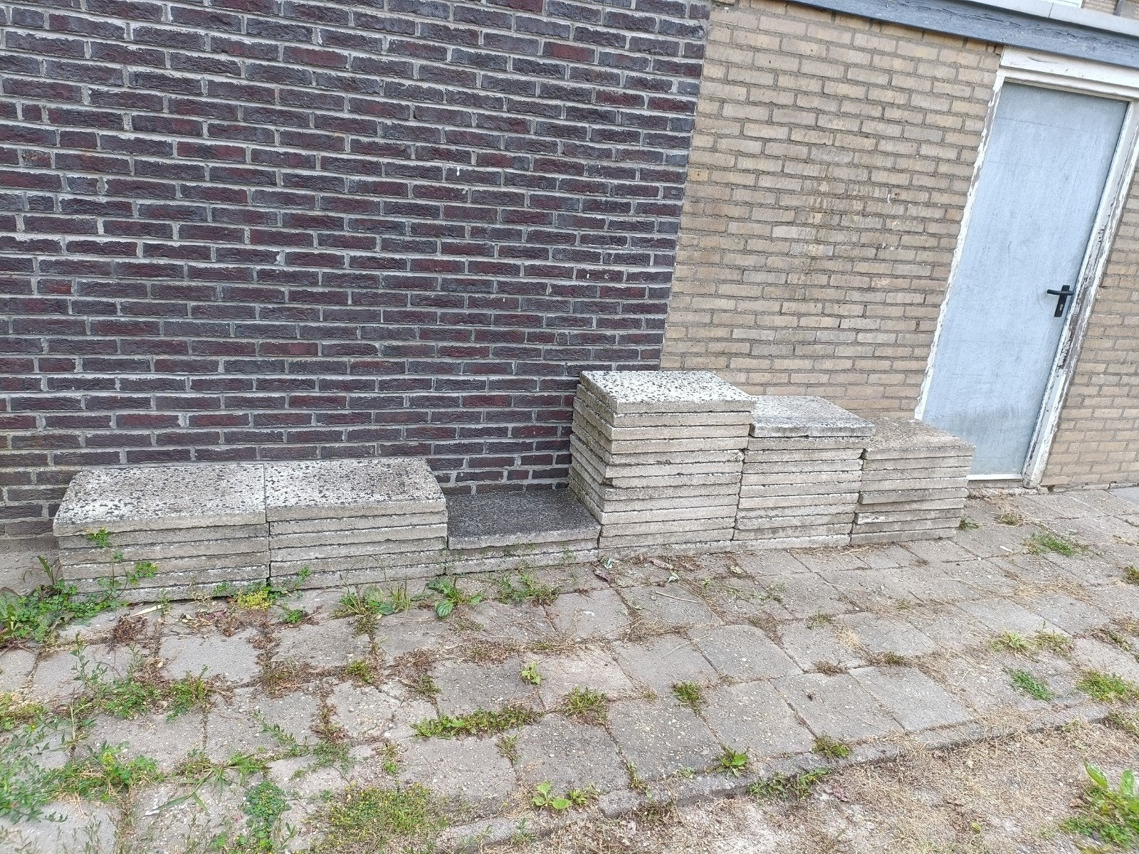 Gebruikte terrastegels, 60x40 cm, beton, Gebruikt, Ophalen of Verzenden, 10 m² of meer, Beton