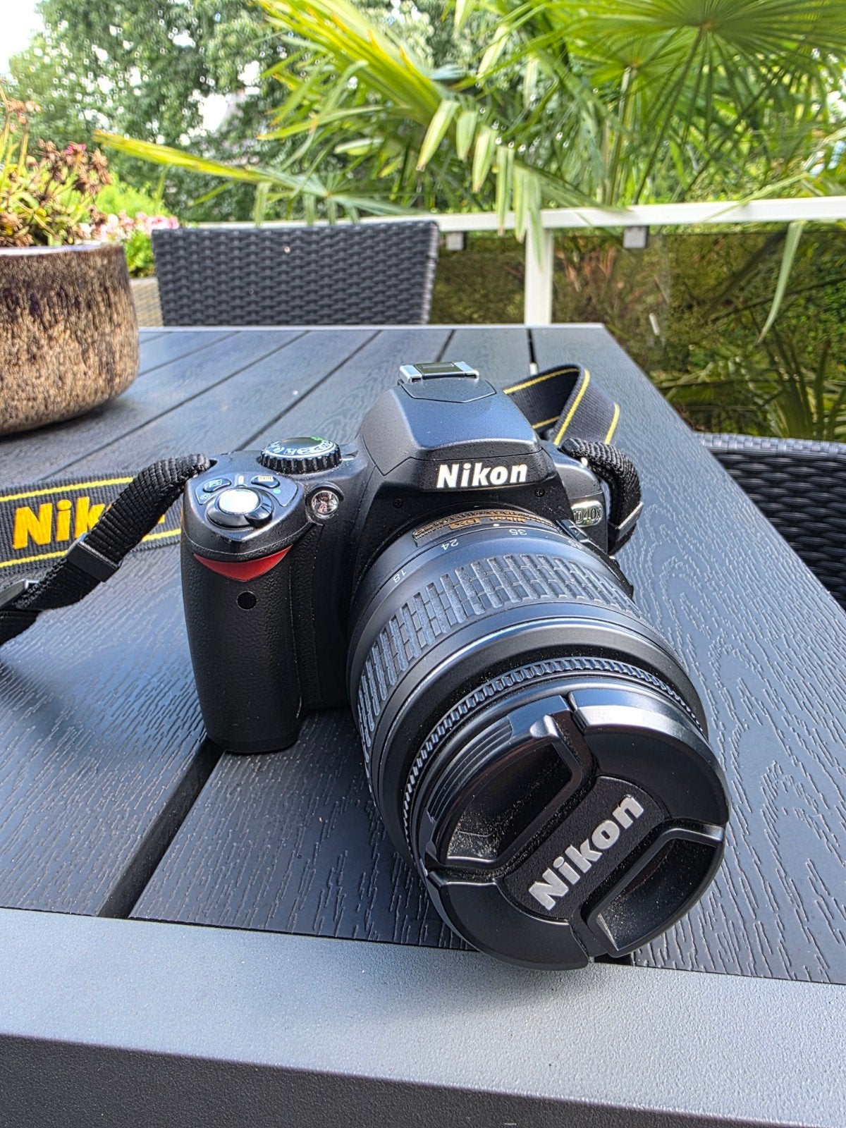 Nikon D40X Digitale Spiegelreflexcamera met 2 lenzen, Ophalen, Gebruikt, Spiegelreflex, Nikon