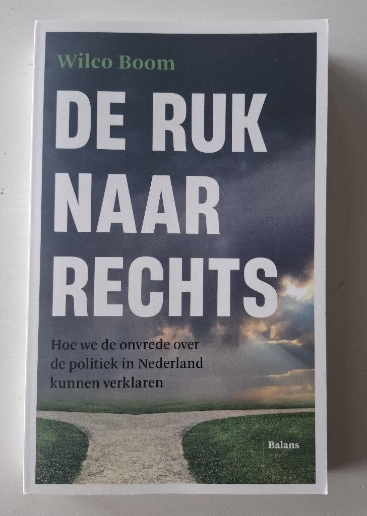 De ruk naar rechts, Ophalen of Verzenden, Zo goed als nieuw, Wilco Boom, Politiek en Staatkunde