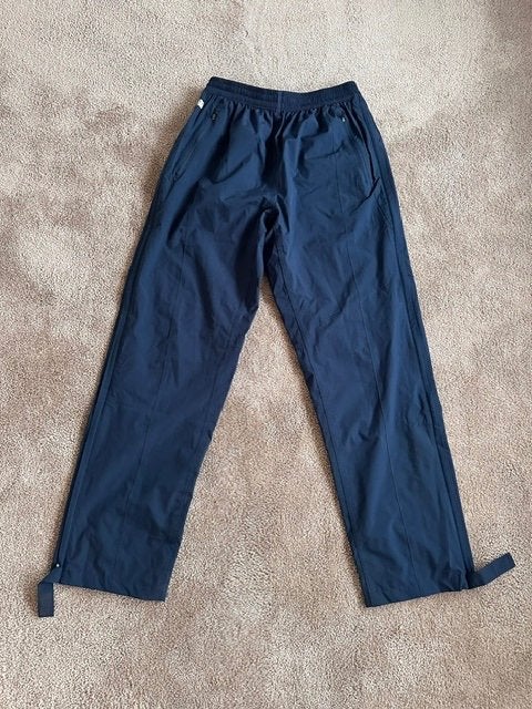 Regenbroek Heren Merk Reece Maat L Donkerblauw (2x gedragen), Ophalen of Verzenden, Zo goed als nieuw, Regenbroek, Heren