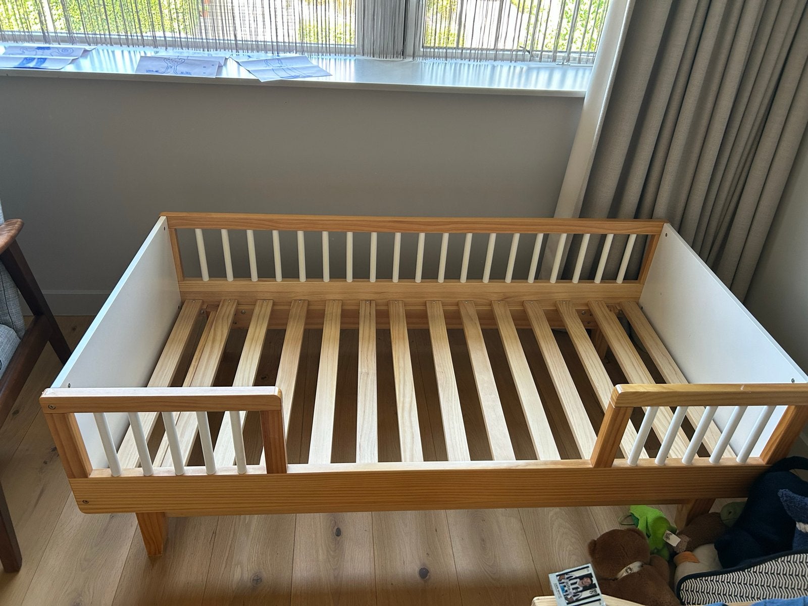 Petite Amelie peuterbed 140x70, Ophalen, Gebruikt, 70 tot 85 cm, 140 tot 160 cm
