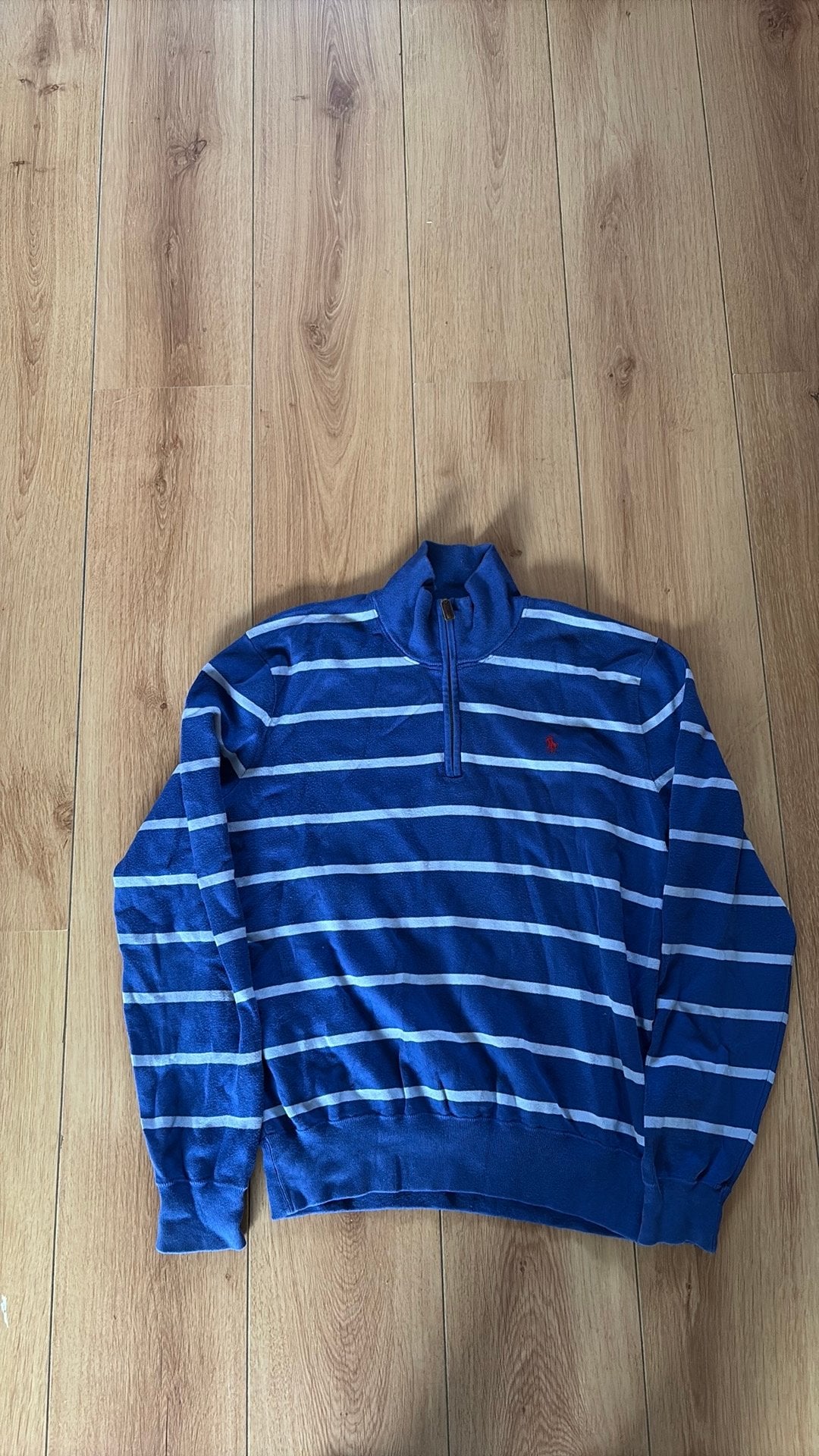 Origineel ralph lauren zip trui maat m/L, Ophalen of Verzenden, Nieuw, Maat 52/54 (L), Blauw