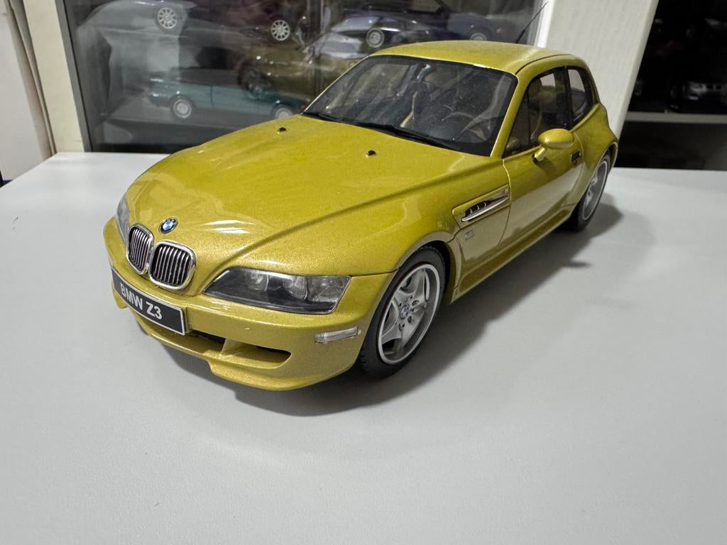 Ottomobile bmw e36 z3m 3.2 M coupe yellow 1:18 otto mobile, Ophalen of Verzenden, Zo goed als nieuw, Auto, OttOMobile